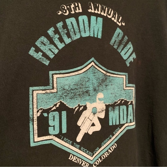 Single Stitch Vintage Harley Davidson Graphic Tee - Picture 7 of 8